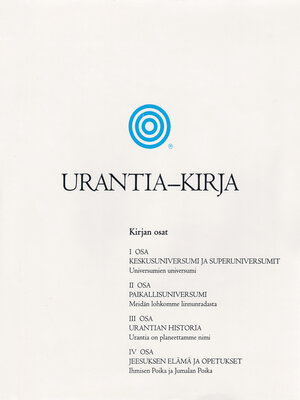 cover image of Urantia-kirja
